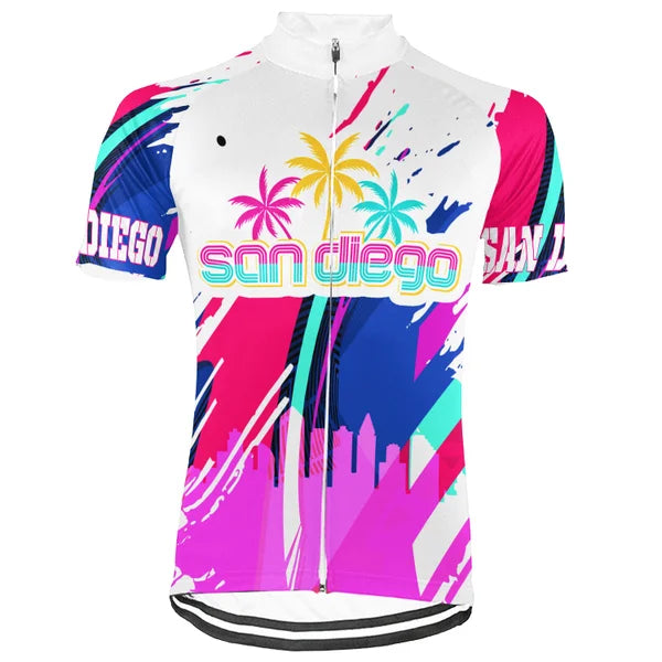 Customized San Diego Cycling Jersey V2 Short Sleeve For Men and Women