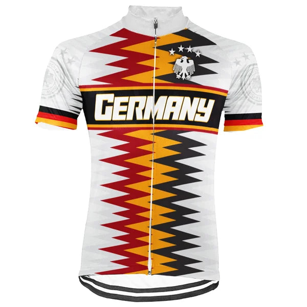 Customized Germany Cycling Jersey Men, German Flag Bike Shirt, Deutschland Cycling Clothing, Road Bike MTB Jersey, Gift for German Cyclist