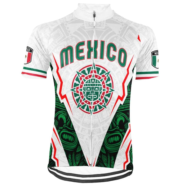 Customized Mexico V1 Short Sleeve Cycling Jersey For Men and Women