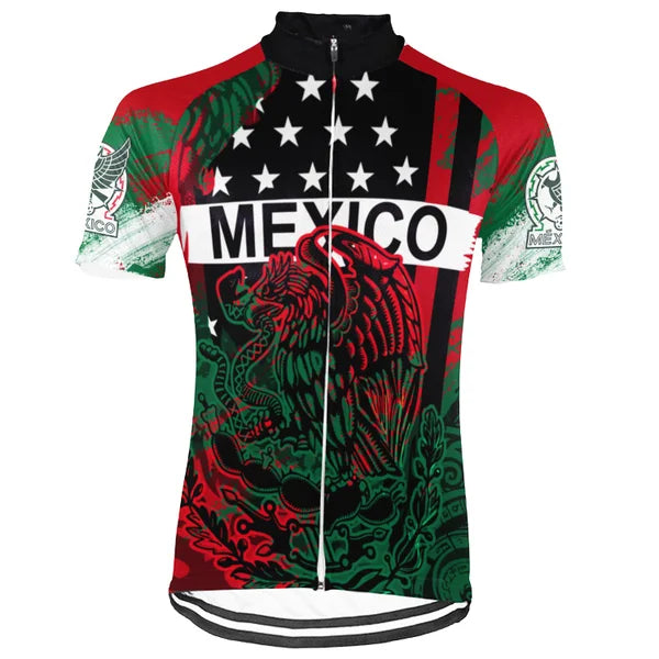 Customized Mexico V1 Short Sleeve Cycling Jersey For Men and Women