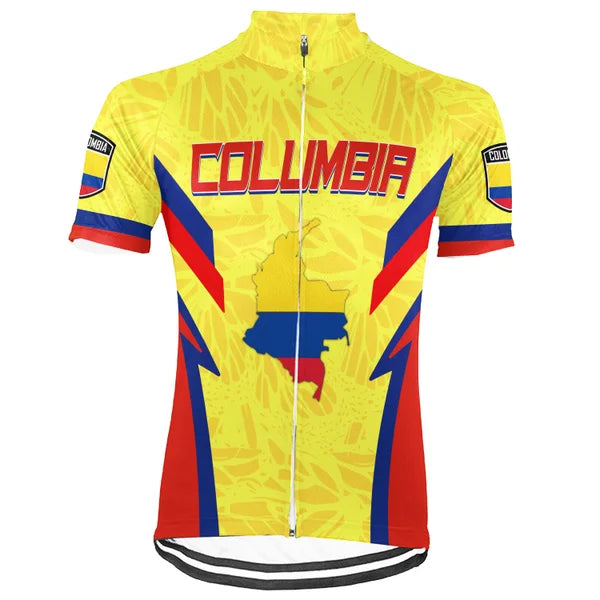 Customized Columbia V1 Short Sleeve Cycling Jersey For Men and Women