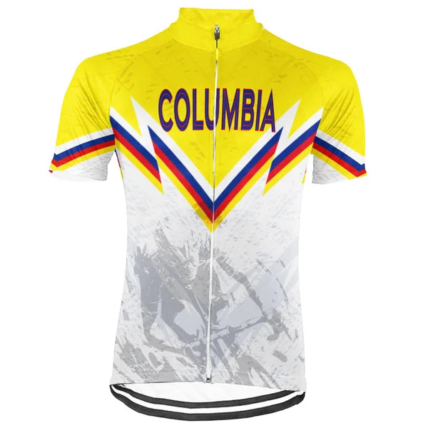 Customized Columbia V1 Short Sleeve Cycling Jersey For Men and Women