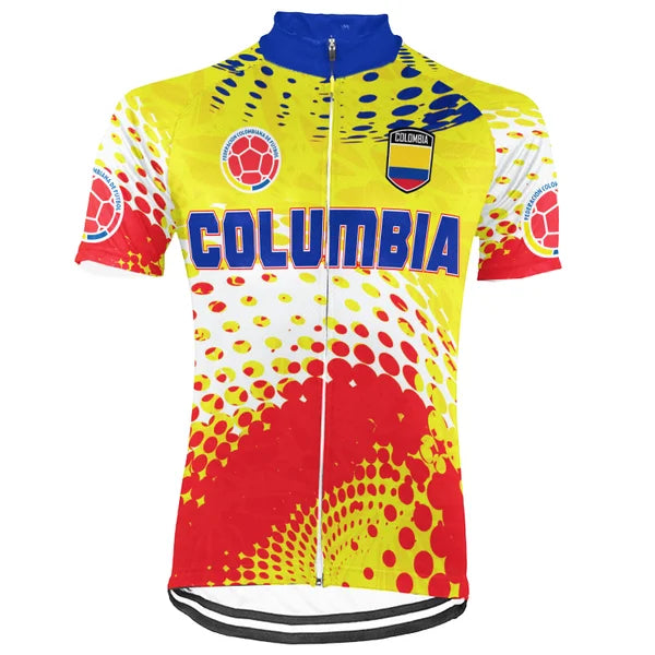 Customized Columbia V1 Short Sleeve Cycling Jersey For Men and Women