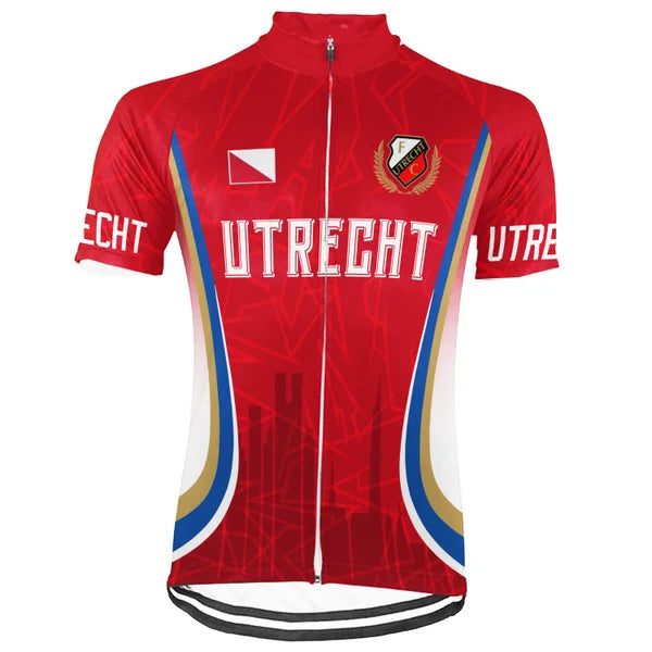 Customized Utrecht Short Sleeve Cycling Jersey For Men and Women