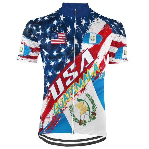 Customized Guatemala Short Sleeve Cycling Jersey for Men