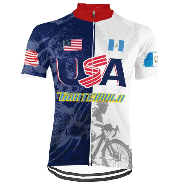 Customized Guatemala Short Sleeve Cycling Jersey for Men