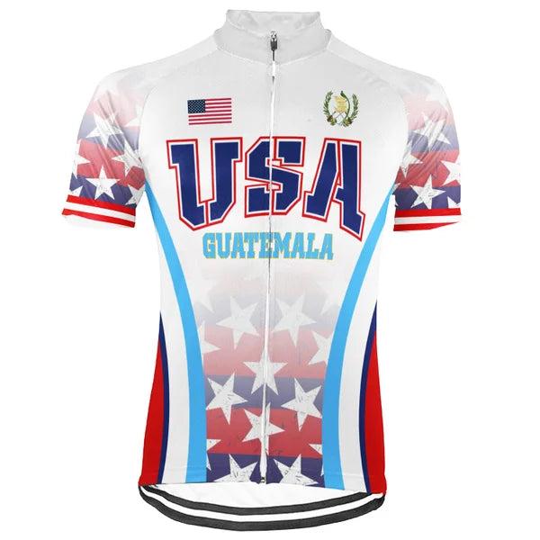 Customized Guatemala Short Sleeve Cycling Jersey for Men