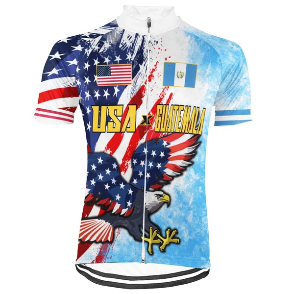 Customized Guatemala Short Sleeve Cycling Jersey for Men