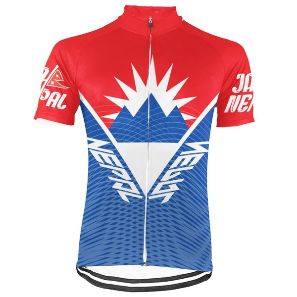 Customized Nepal Short Sleeve Cycling Jersey for Men