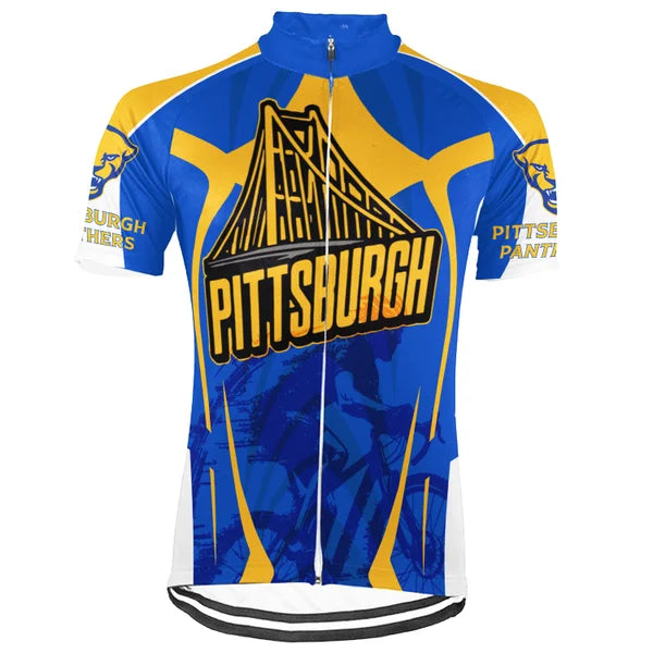 Customized University of Pittsburgh Cycling Kit Cycling Jersey For Men