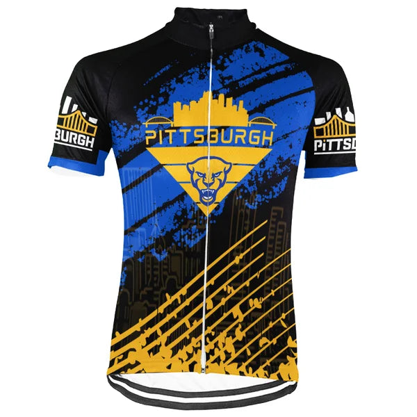 Customized University of Pittsburgh Cycling Kit Cycling Jersey For Men