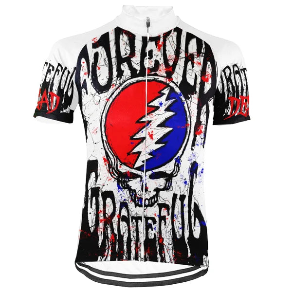 Customized Grateful Dead New Collection 2 Short Sleeve Cycling Jersey for Men and Women