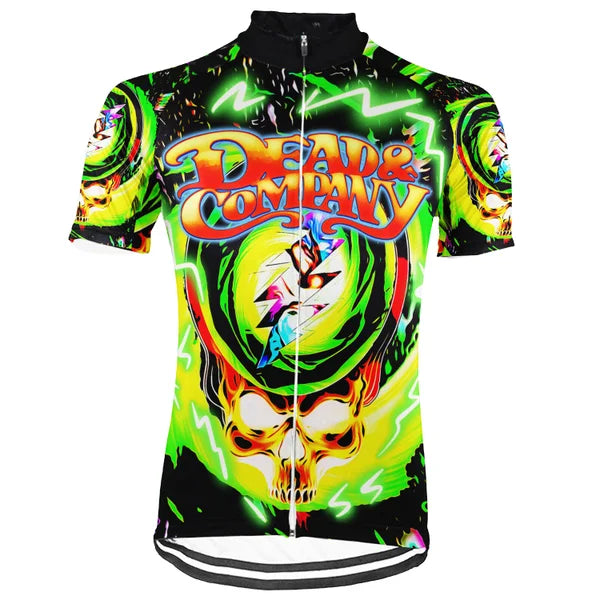 Customized Grateful Dead New Collection 2 Short Sleeve Cycling Jersey for Men and Women