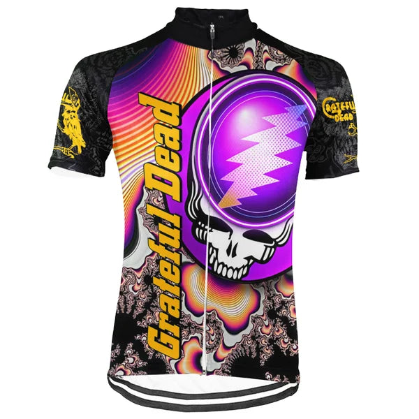 Customized Grateful Dead New Collection 2 Short Sleeve Cycling Jersey for Men and Women