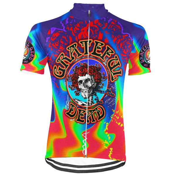 Customized Grateful Dead New Collection 2 Short Sleeve Cycling Jersey for Men and Women