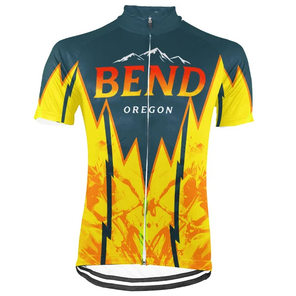 Customized Bend Oregon Short Sleeve Cycling Jersey for Men and Women