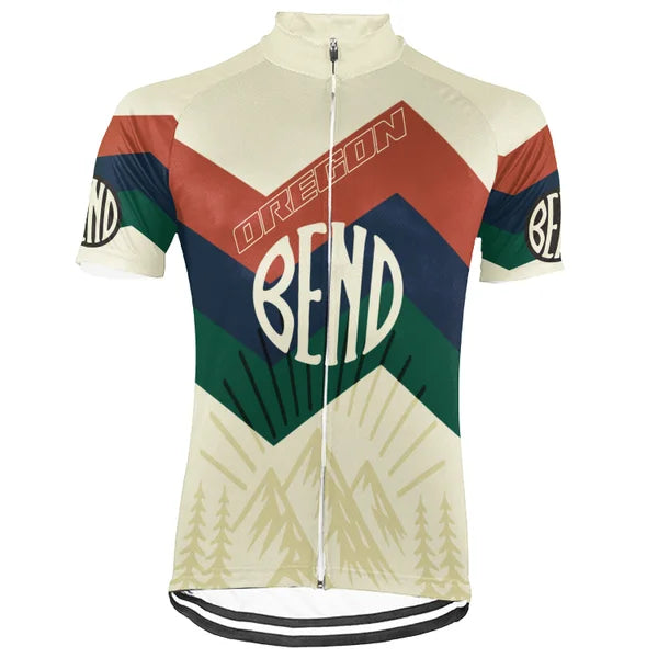 Customized Bend Oregon Short Sleeve Cycling Jersey for Men and Women