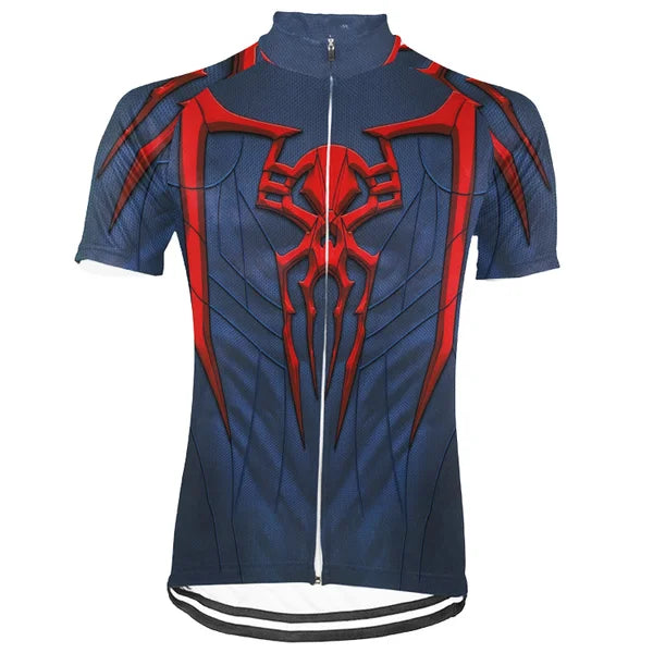 Customized Spider Man New Collection Short Sleeve Cycling Jersey for Men and Women