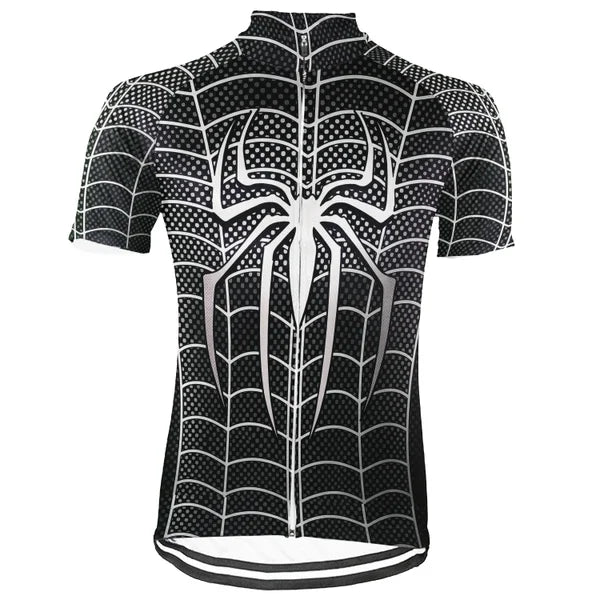 Customized Spider Man New Collection Short Sleeve Cycling Jersey for Men and Women
