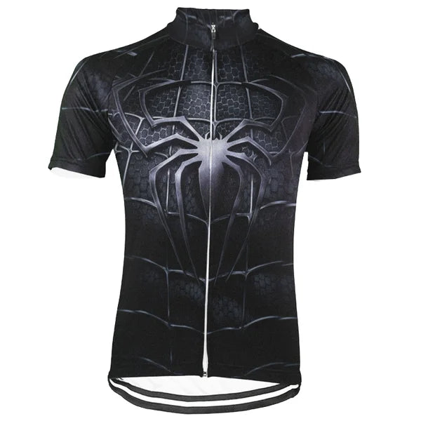 Customized Spider Man New Collection Short Sleeve Cycling Jersey for Men and Women