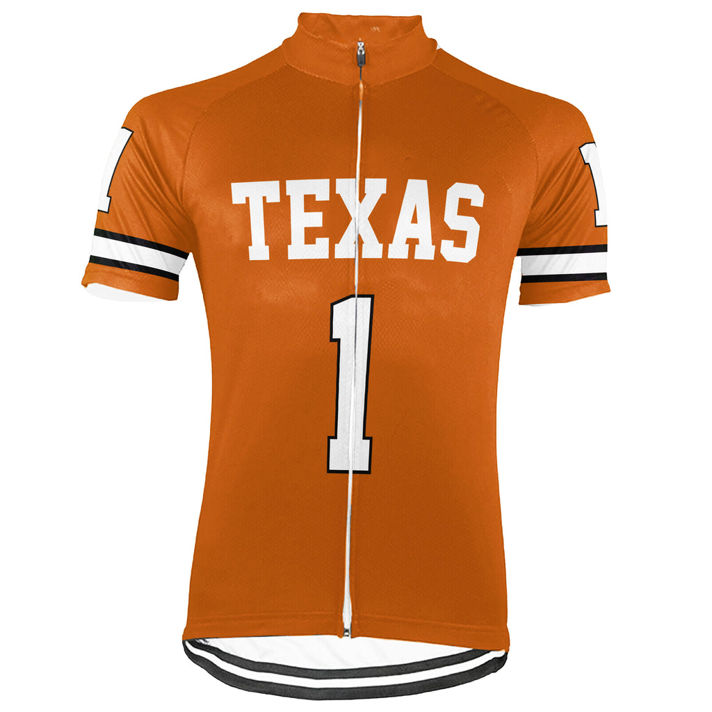 Customized Texas Longhorns Cycling Jersey Cycling Short For Men