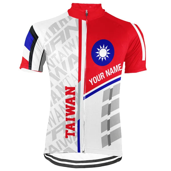 Customized Taiwan Short Sleeve Cycling Jersey for Men