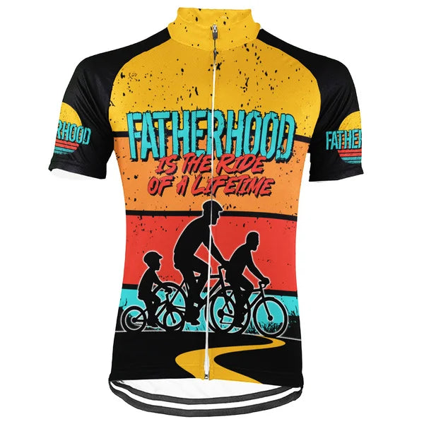 Customized Father Gift Short Sleeve Cycling Jersey for Men