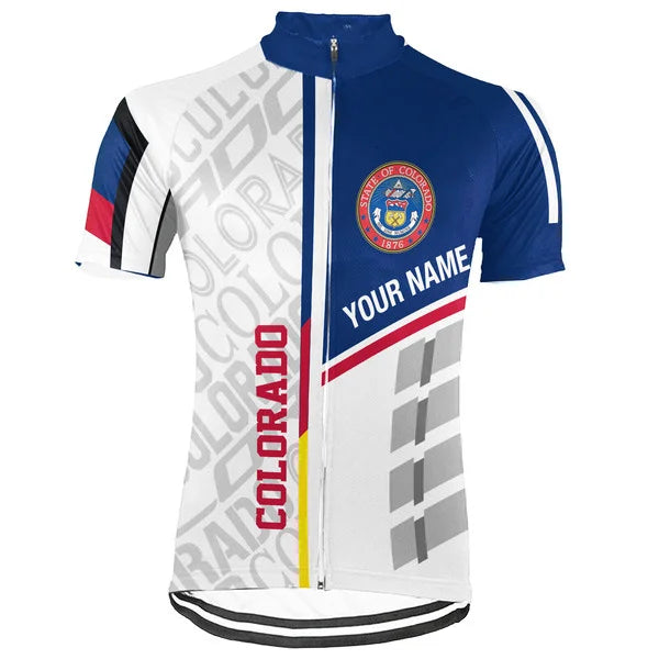 Customized Colorado Short Sleeve Cycling Jersey for Men