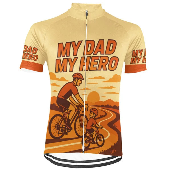 Customized Father Gift Short Sleeve Cycling Jersey for Men