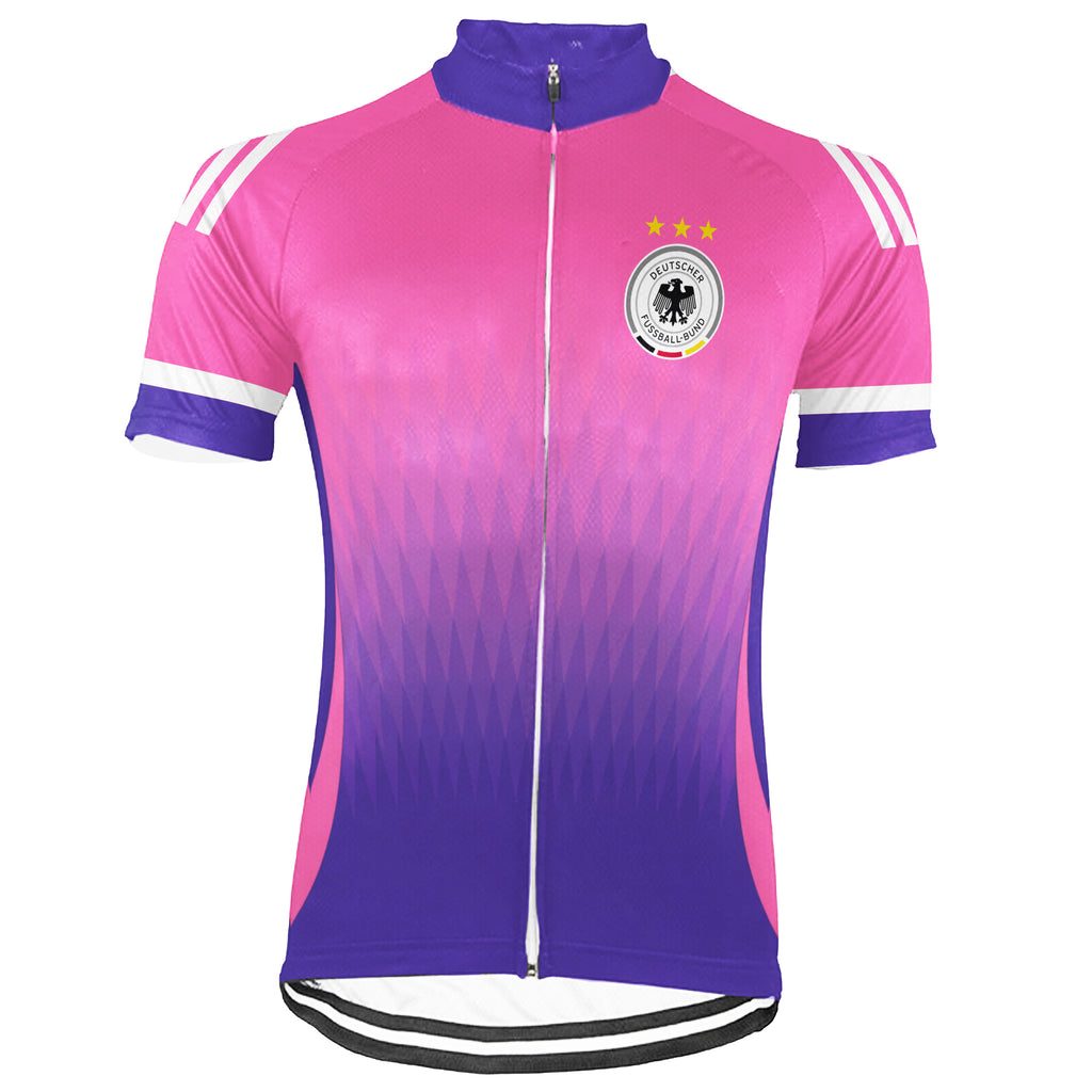 Customized Germany Short Sleeve Cycling Jersey for Men and Women
