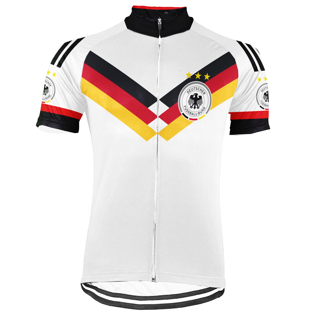 Customized Germany Short Sleeve Cycling Jersey for Men and Women