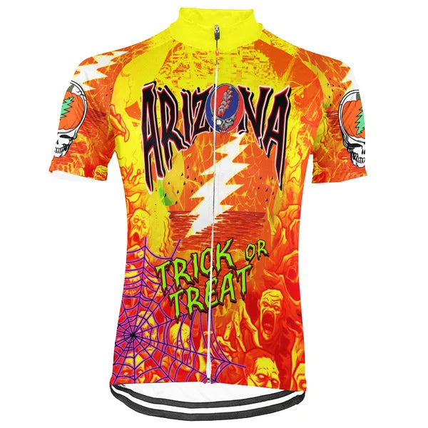 Customized Arizona Grateful Dead Fan Short Sleeve Cycling Jersey For Men And Women