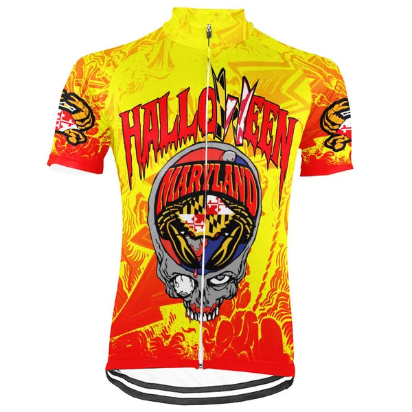 Customized Maryland Grateful Dead Fan Short Sleeve Cycling Jersey For Men And Women