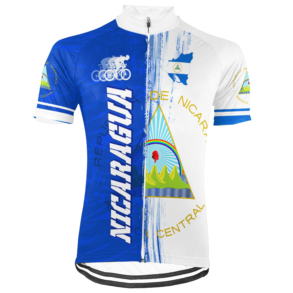 Customized Nicaragua Short Sleeve Cycling Jersey For Men and Women