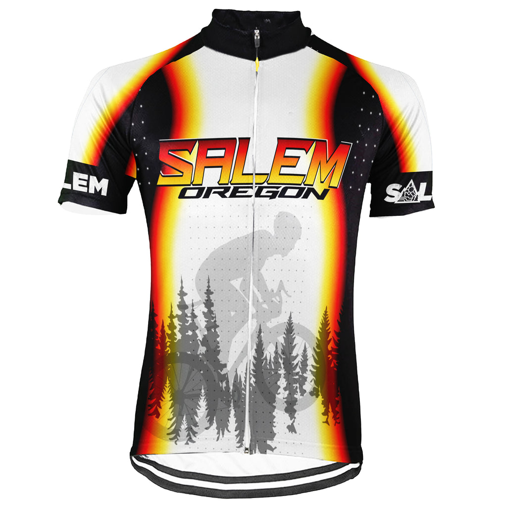 Customized Salem - Oregon Short Sleeve Cycling Jersey For Men And Women