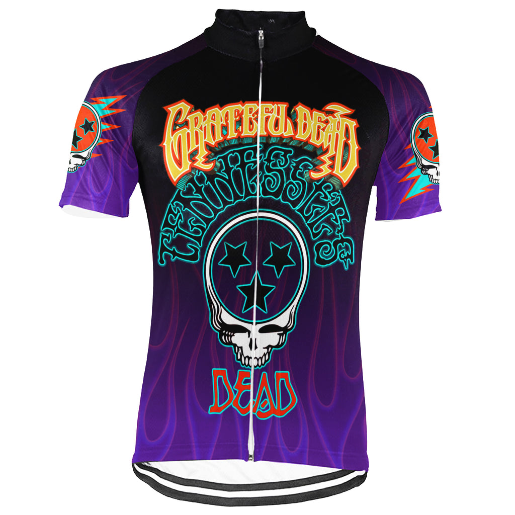 Customized Tennessee Grateful Dead Fan Short Sleeve Cycling Jersey For Men And Women
