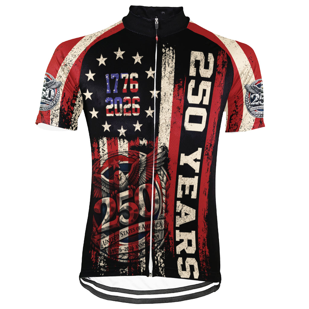 Customized America 250th Anniversary Short Sleeve Cycling Jersey For Men And Women