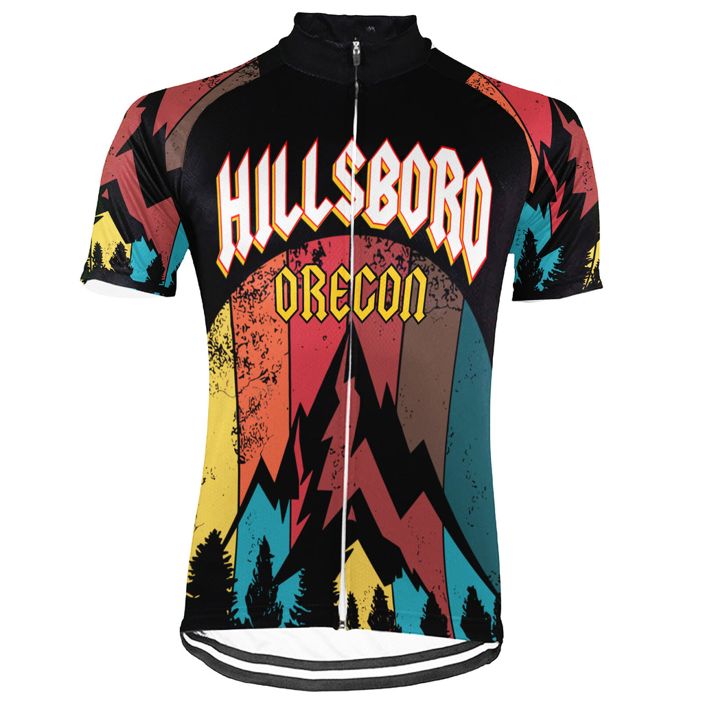 Customized Hillsboro - Oregon Short Sleeve Cycling Jersey For Men And Women