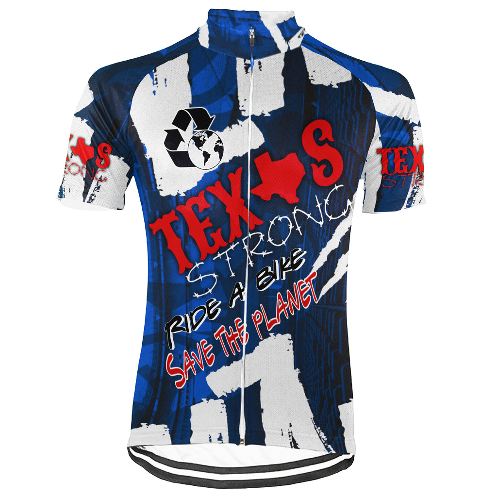 Colection 3 - Customized Texas Environmental Protection Save The Planet Short Sleeve Cycling Jersey For Men And Women