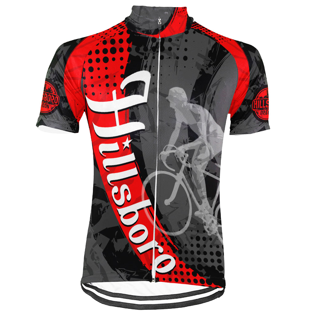 Customized Hillsboro - Oregon Short Sleeve Cycling Jersey For Men And Women