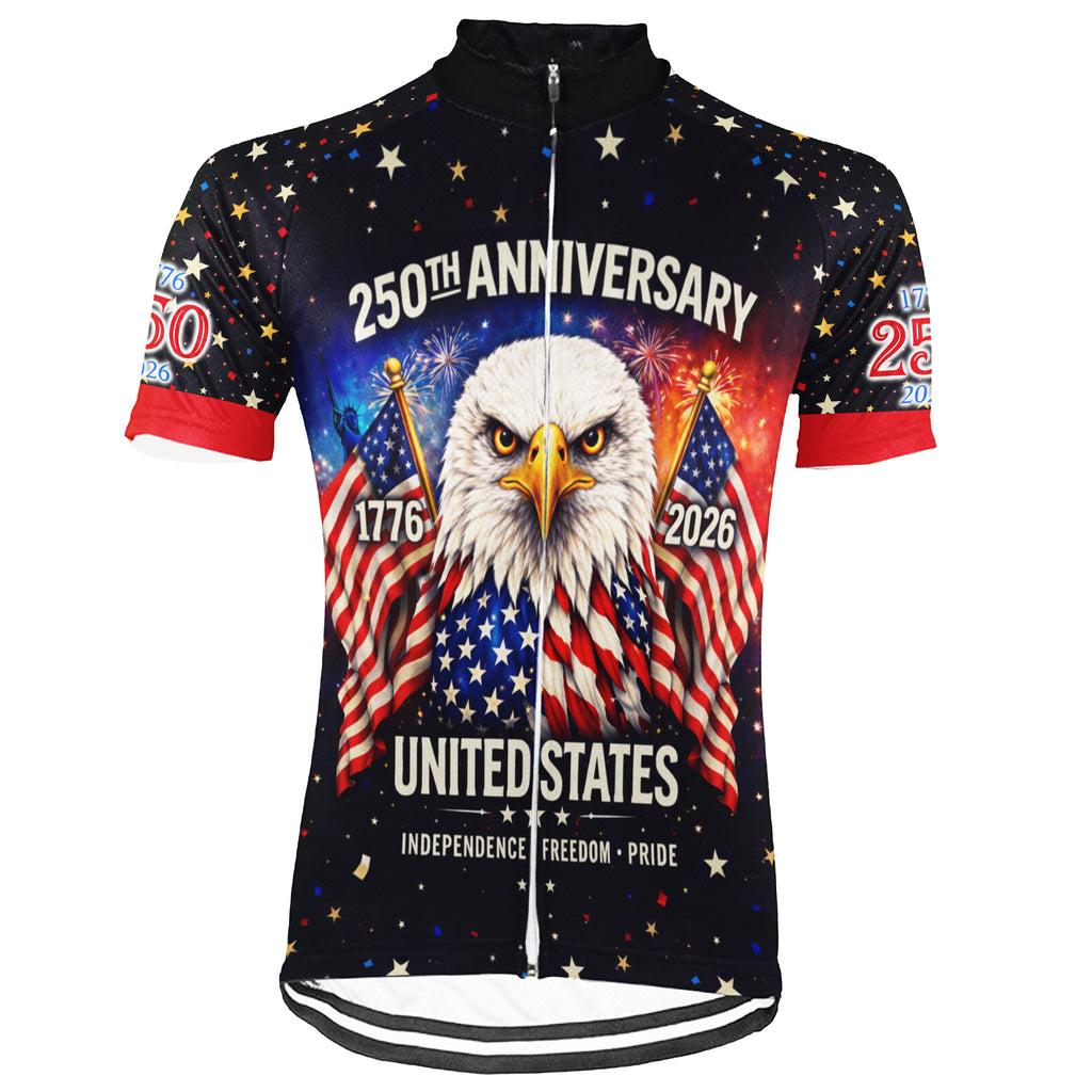 Customized America 250th Anniversary Collection 3 Short Sleeve Cycling Jersey For Men And Women