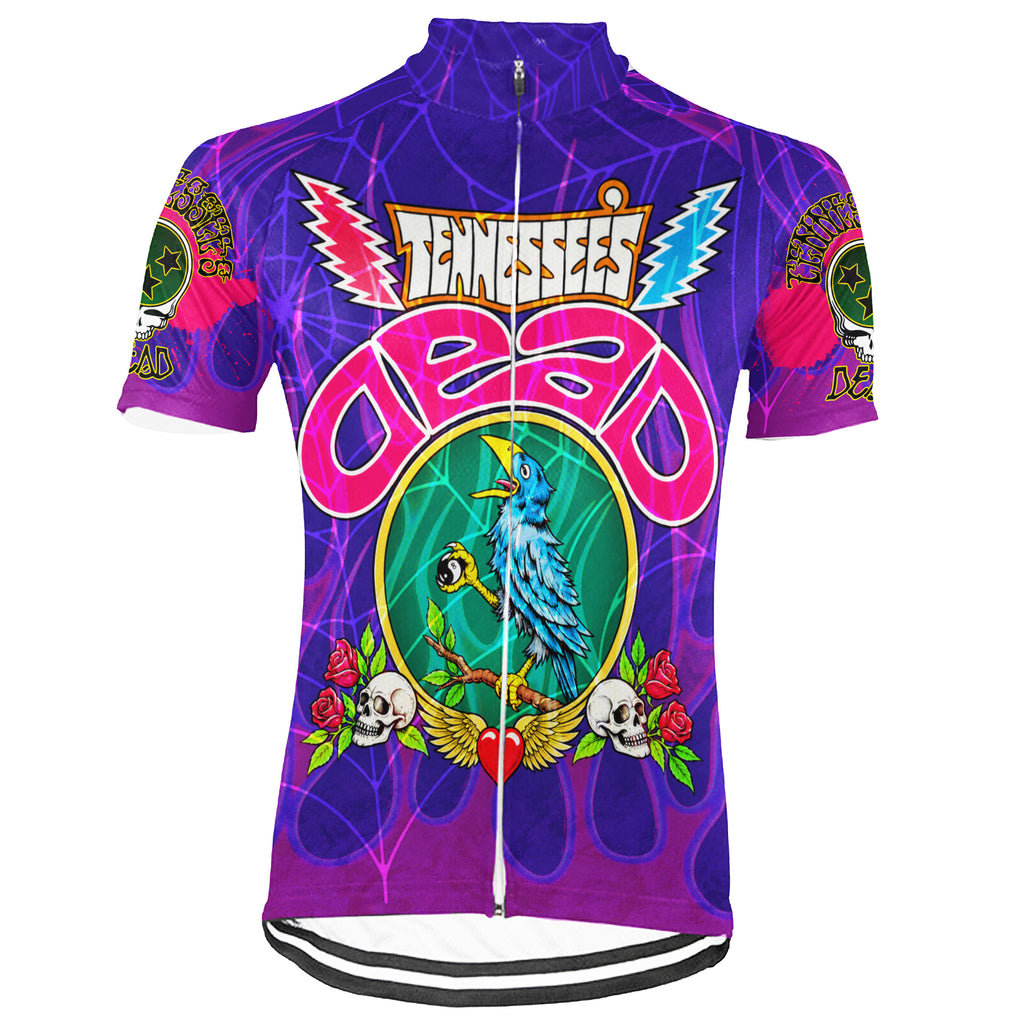 Customized Tennessee Grateful Dead Fan Short Sleeve Cycling Jersey For Men And Women