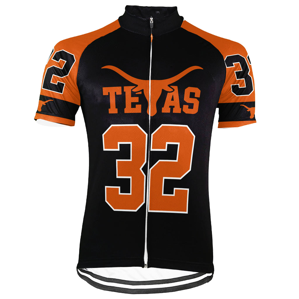 Customized Texas Longhorns Cycling Jersey Cycling Short For Men