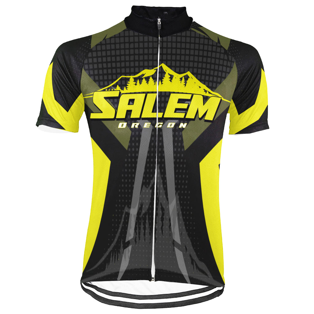 Customized Salem - Oregon Short Sleeve Cycling Jersey For Men And Women