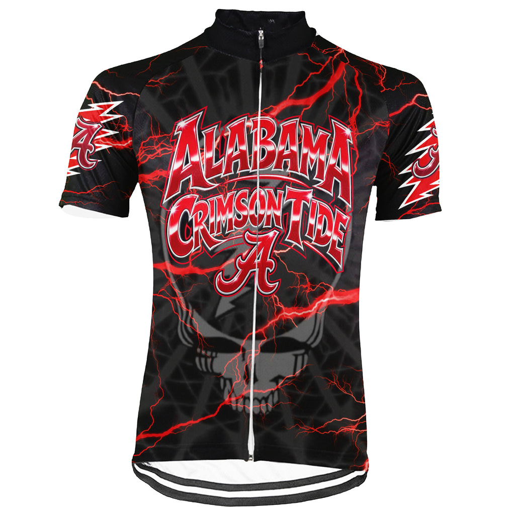Customized Alabama Grateful Dead Fan Short Sleeve Cycling Jersey For Men And Women