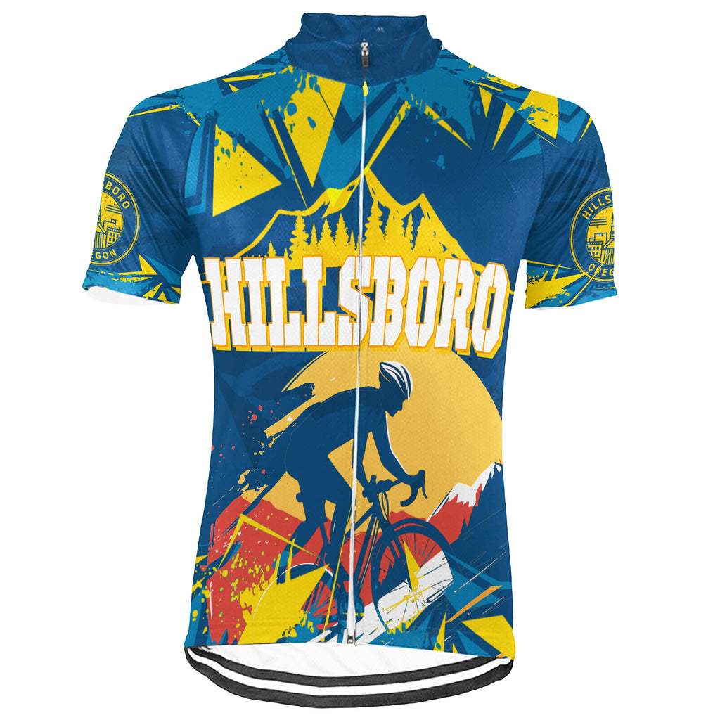 Customized Hillsboro - Oregon Short Sleeve Cycling Jersey For Men And Women