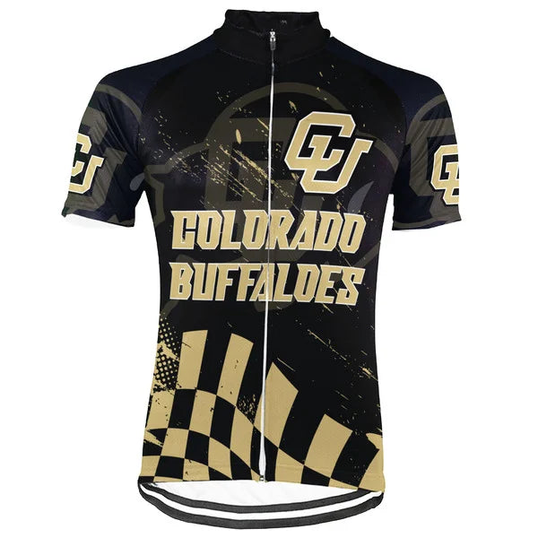 Customized Colorado Buffaloes Cycling Jersey For Men