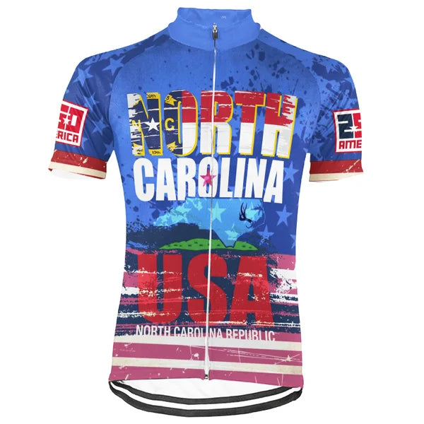 Customized North Carolina-America 250th Anniversary Short Sleeve Cycling Jersey