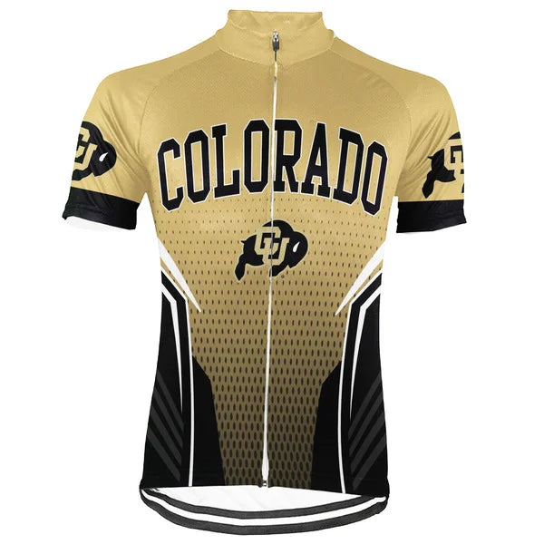 Customized Colorado Buffaloes Cycling Jersey For Men