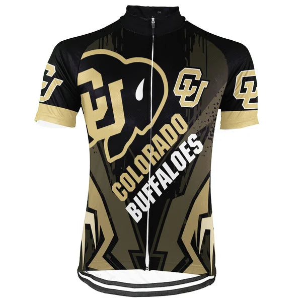 Customized Colorado Buffaloes Cycling Jersey For Men